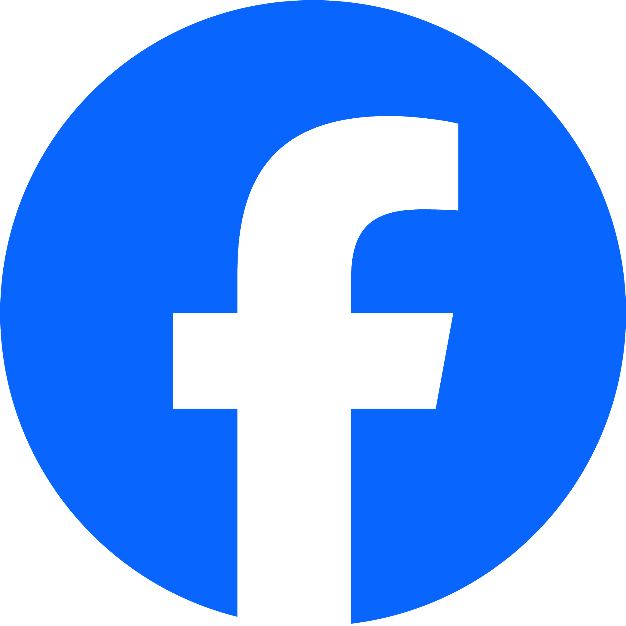 Facebook Logo in blau